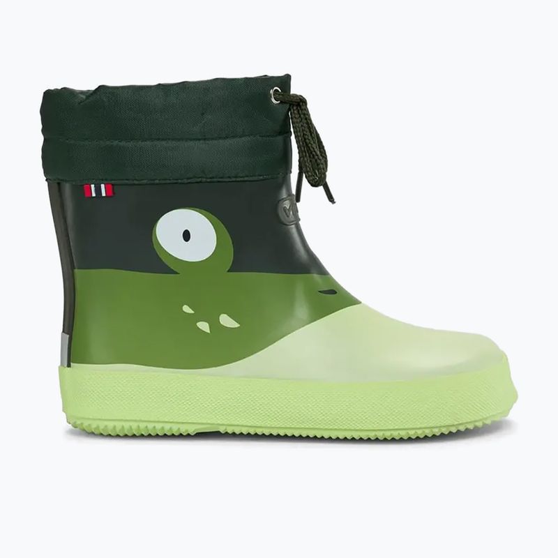 Kinder-Gummistiefel Viking Footwear Alv Barefoot Pfotenabdruck hellgrün/grün 8