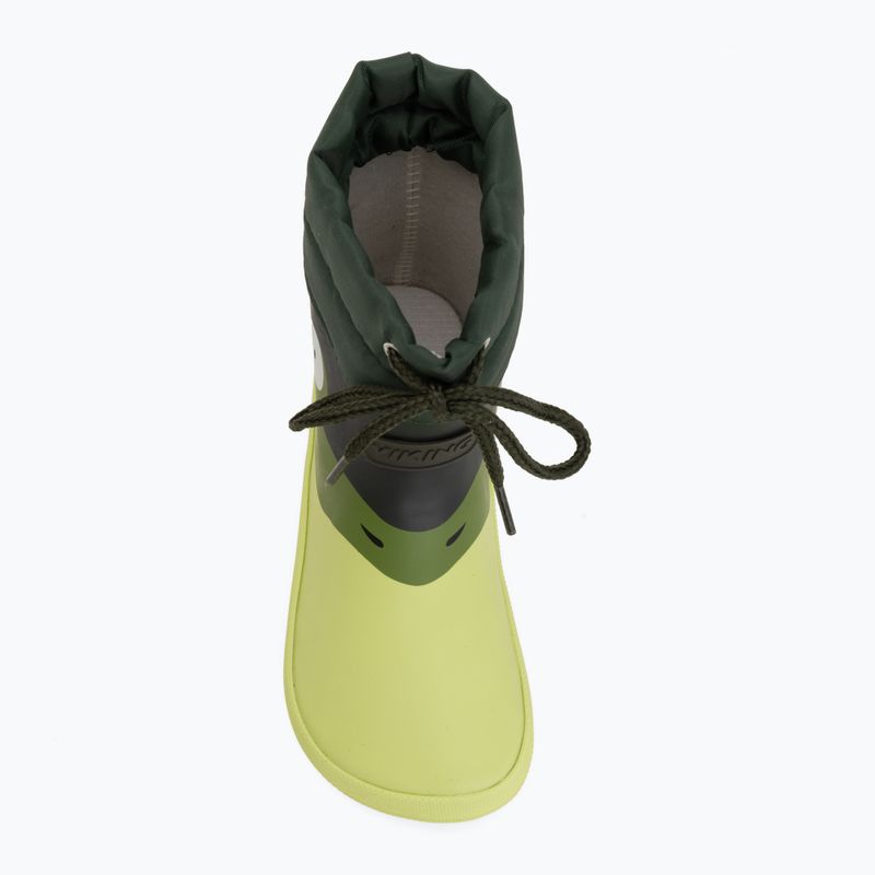 Kinder-Gummistiefel Viking Footwear Alv Barefoot Pfotenabdruck hellgrün/grün 5