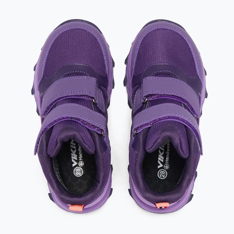 Kinderschuhe Viking Track Mid 2V Waterproof plum/multi 5