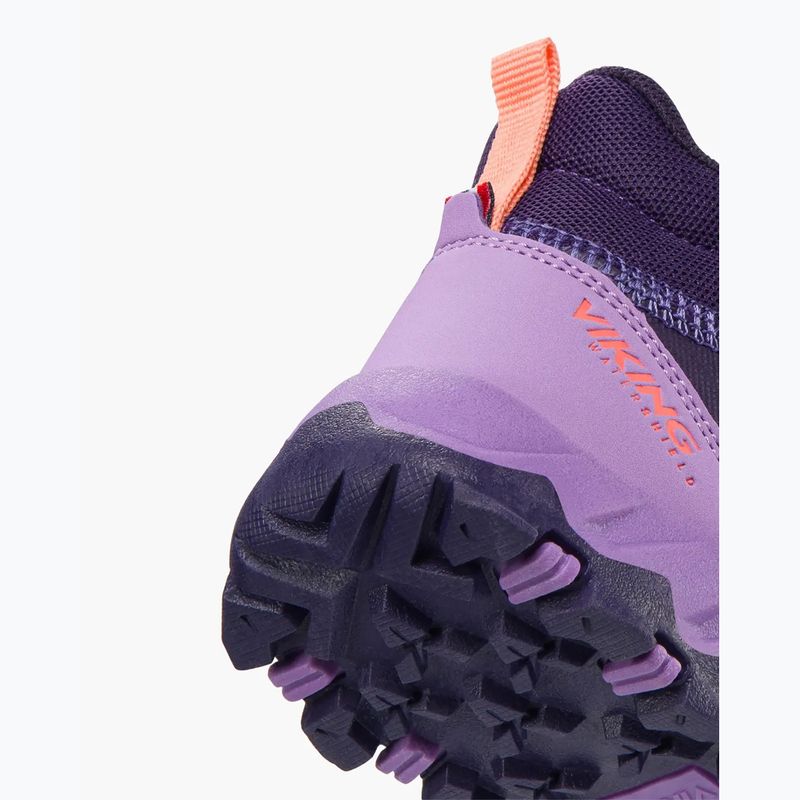 Kinderschuhe Viking Track Mid 2V Waterproof plum/multi 6