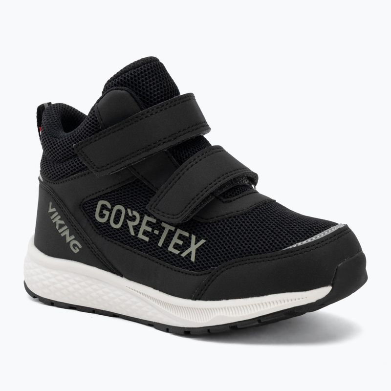 Kinderschuhe Viking Footwear Bouncy Mid 2V Gore-Tex schwarz
