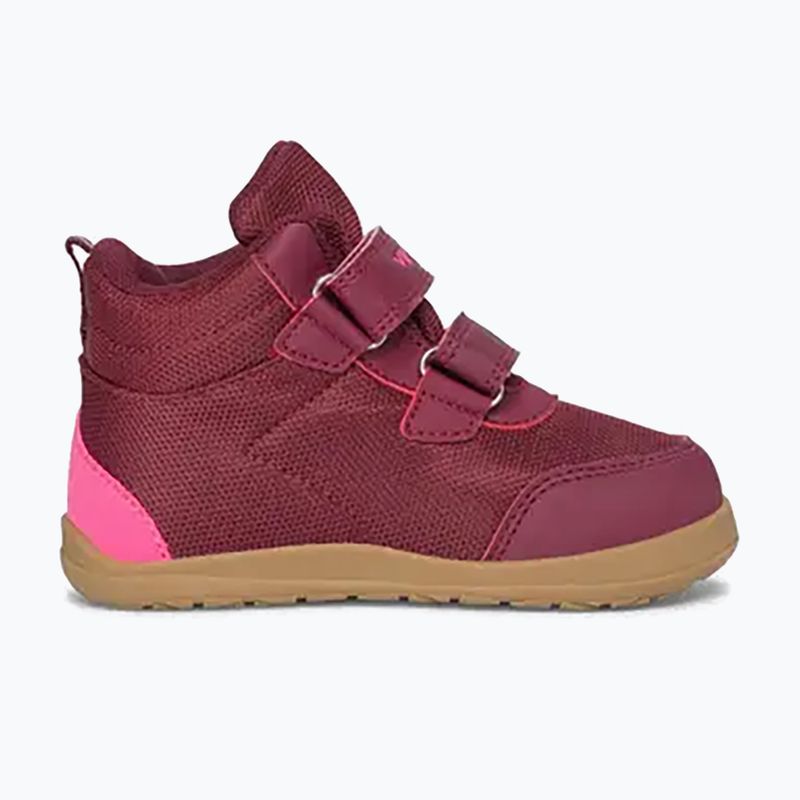 Kinder Barfußschuhe Viking Footwear Alv Barefoot Mid 2V Wasserdicht Burgunder 9