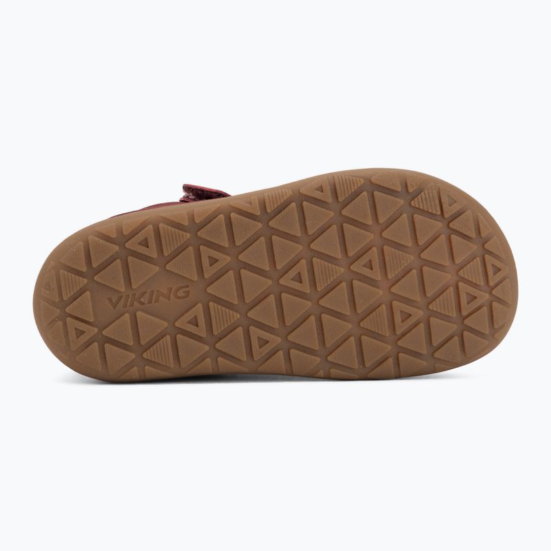 Barfußschuhe Kinder Viking Alv Barefoot Mid 2V Waterproof burgundy 4