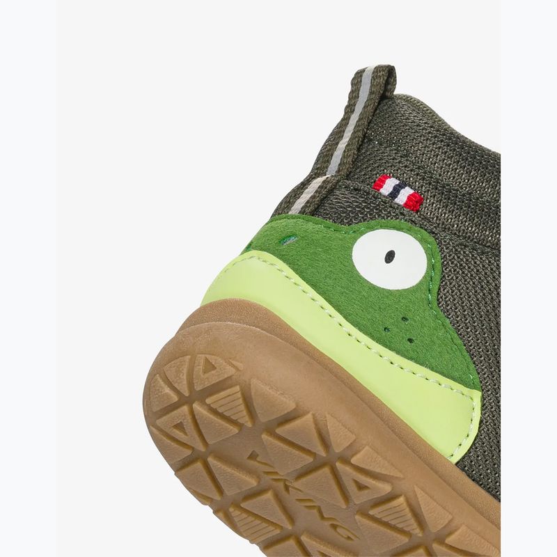 Kinder Barfußschuhe Viking Footwear Alv Barefoot Mid 2V Wasserdicht Kiefer 17