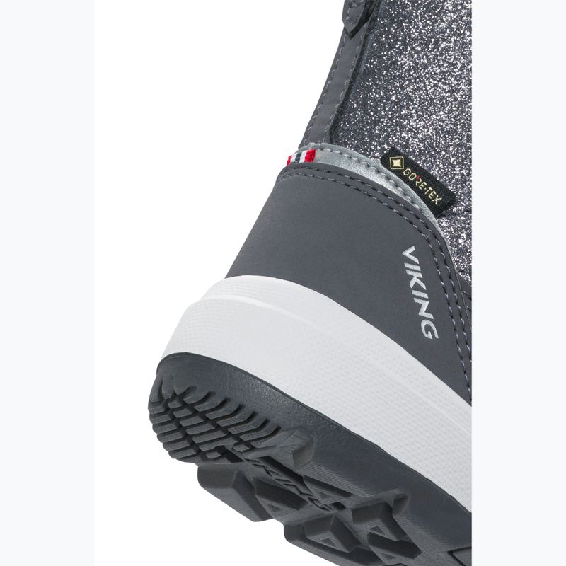 Kinder-Winterstiefel Viking Footwear Toasty Glitter Warm Gore-Tex Zip dark grey 6