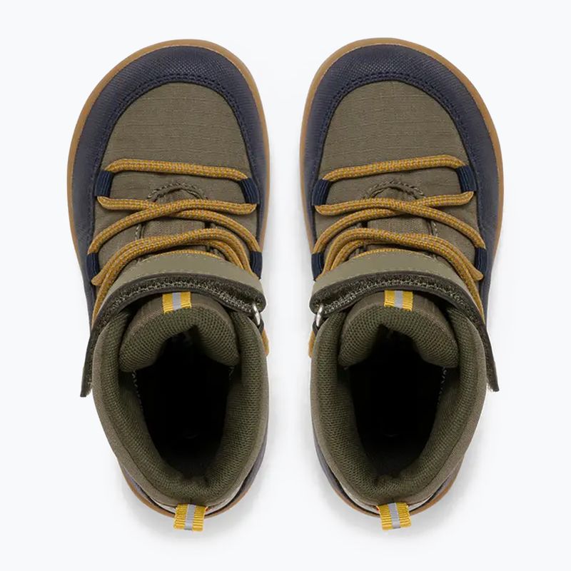 Kinder-Barefoot-Schuhe Viking Footwear Birch Barefoot Mid 1V Waterproof navy/olive 12