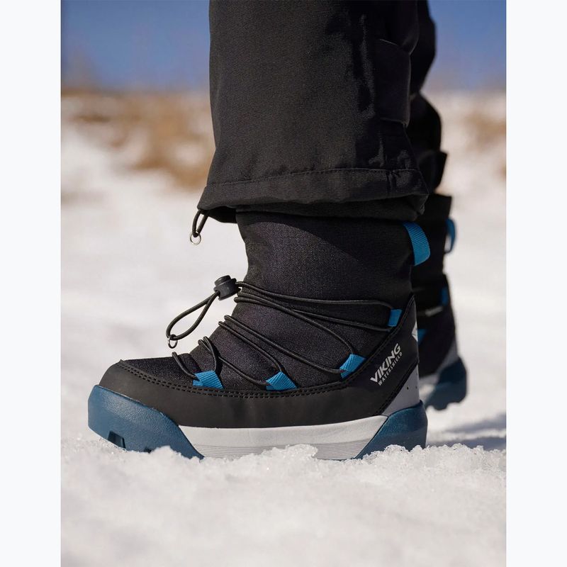 Kinder-Winterstiefel Viking Footwear Spaceship Warm SC Waterproof black/dark blue 12