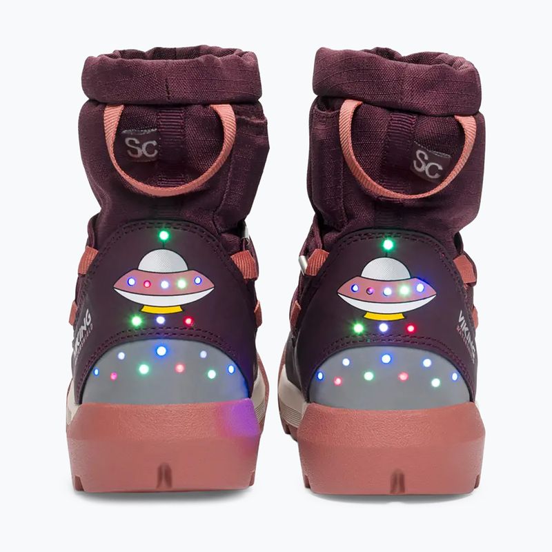 Kinder-Winterstiefel Viking Footwear Spaceship Warm SC Waterproof plum/pink 4