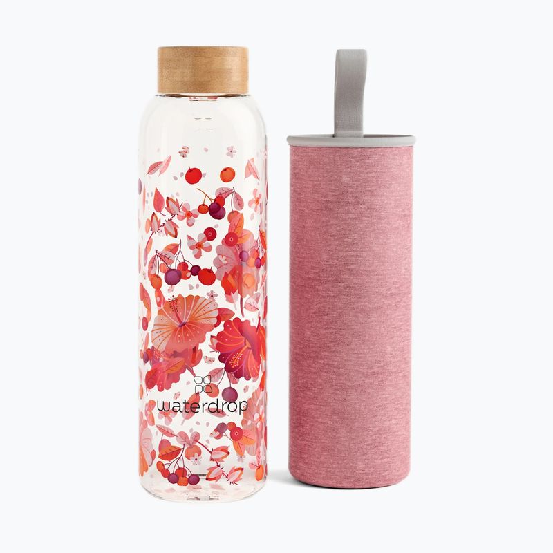 Flasche waterdrop Glass 600 ml relax
