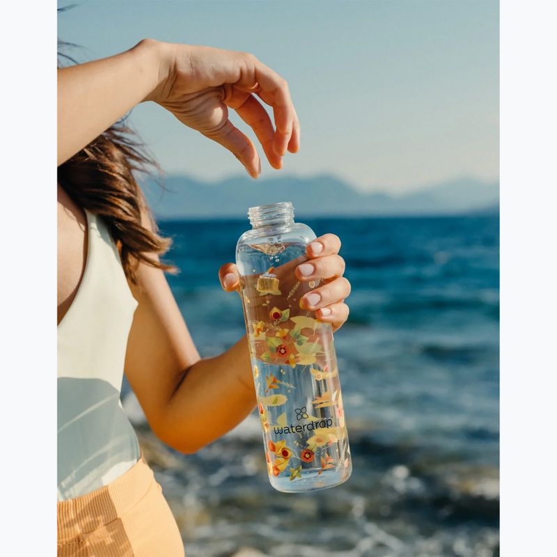 Flasche waterdrop Glass 600 ml relax 7