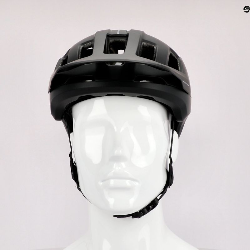 Fahrradhelm POC Axion Race MIPS uranium black matt/hydrogen white 11