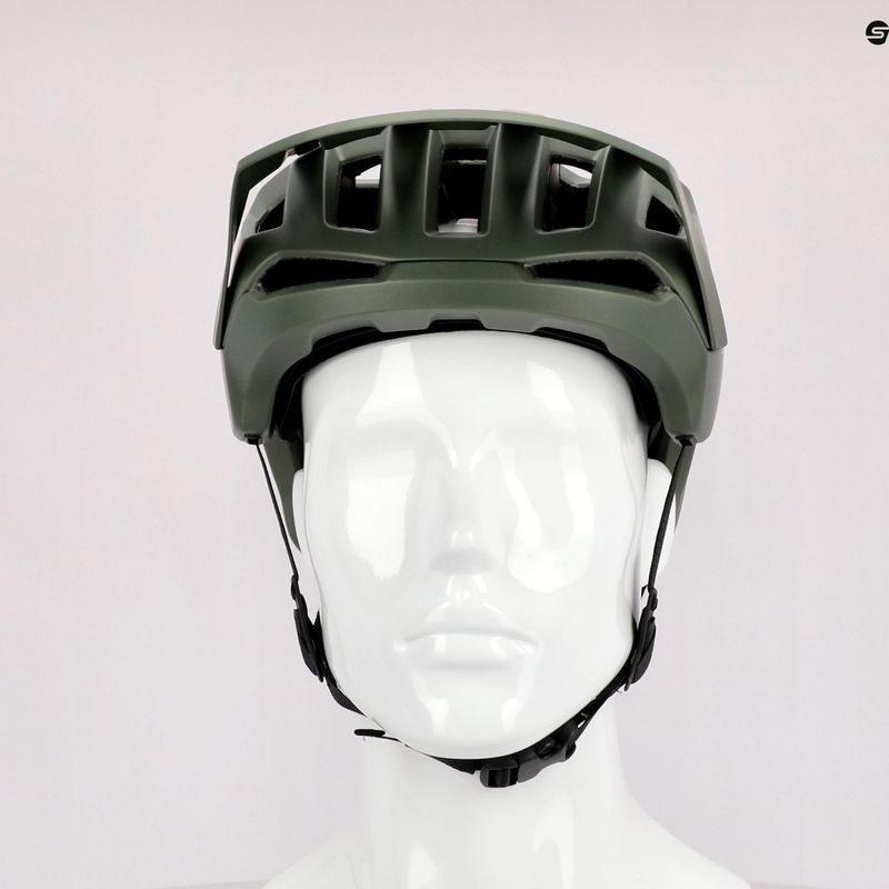 Fahrradhelm POC Kortal Race MIPS epidote green/uranium black metallic/matt 9