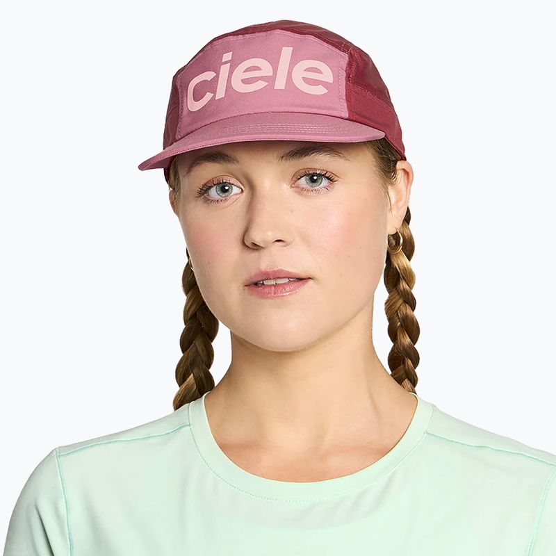 Ciele Athletics GOCap Comp Jahrhundert deco rose/merlot Baseballmütze 4