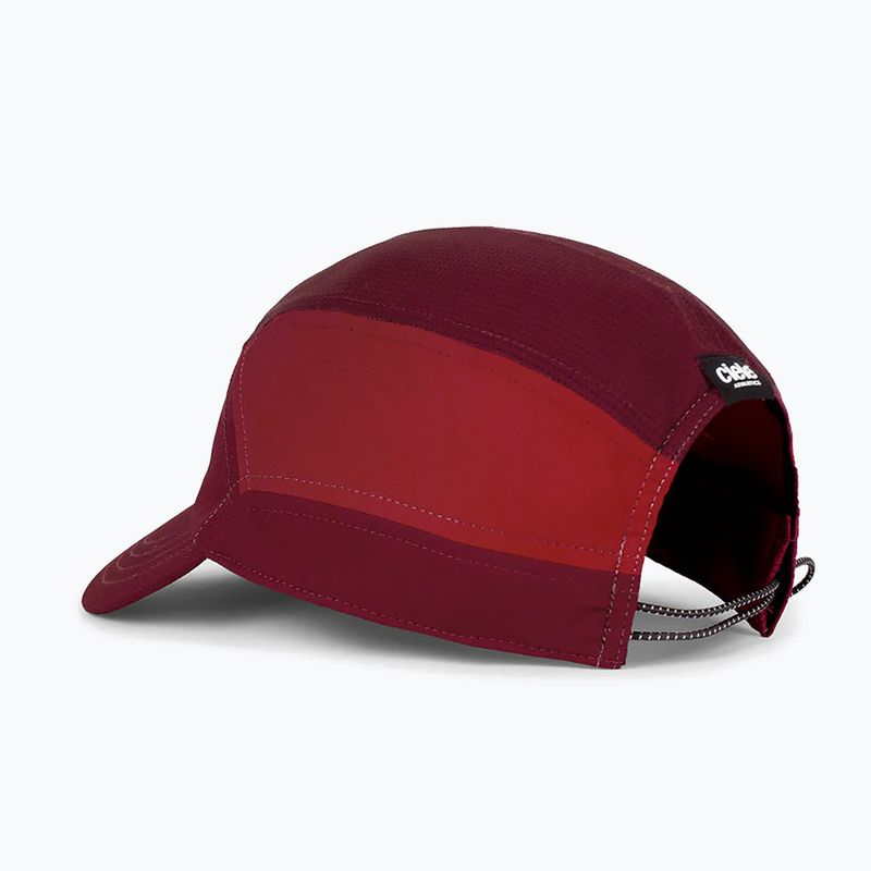 Ciele Athletics FSTCap SC Classic Cside Kappe mit Schirm crimson red/merlot 2