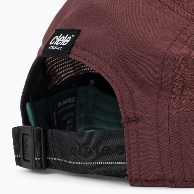 Ciele Athletics GOCap Comp Bars dunklen Wein rot Baseballkappe 5