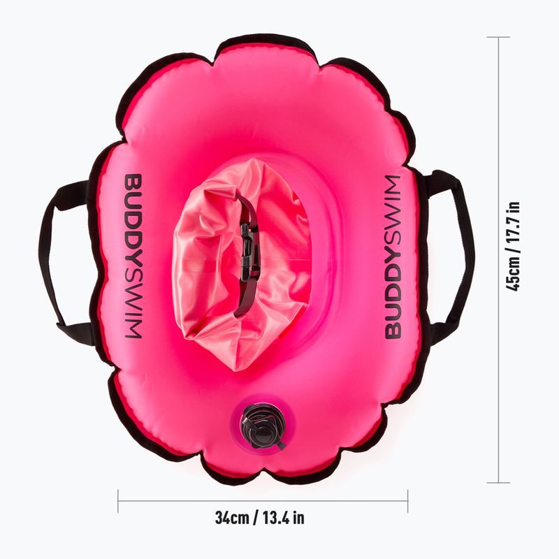 Sicherungsboje BuddySwim Hydrastation 10 l pink 2