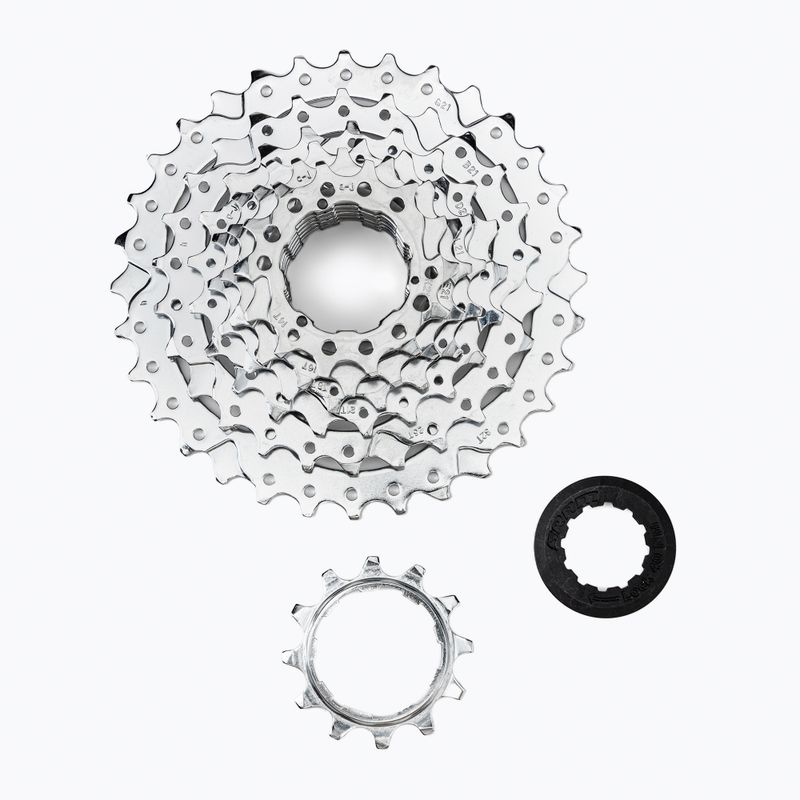 SRAM PG-730 12-32 silberne Fahrradkassette 3