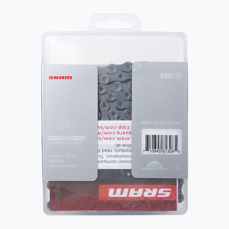 SRAM CN NX Eagle PWR Fahrradkette grau 00.2518.031.011 2