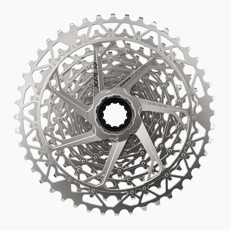 SRAM AM CS PG 1231 D1 XPLR 12rz 11-44T silber Fahrradkassette 2