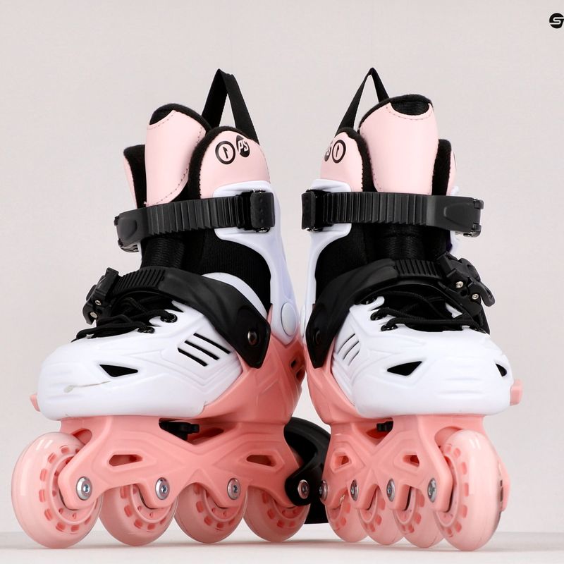 Powerslide Khaan Junior LTD Kinder Rollschuhe weiß und rosa 940672 9