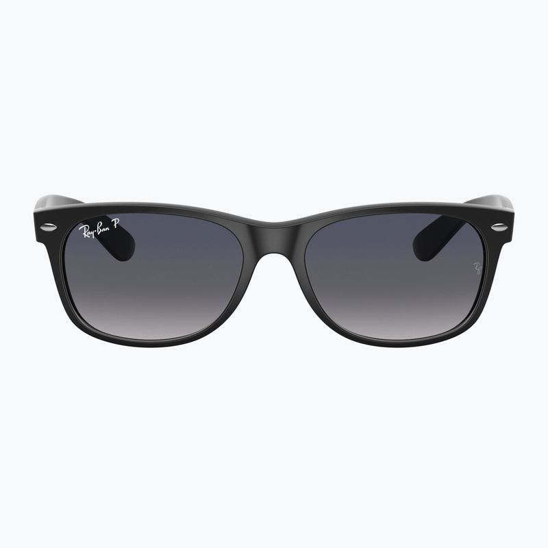 Sonnenbrille Ray-Ban New Wayfarer Classic black matte/blue gradient 2