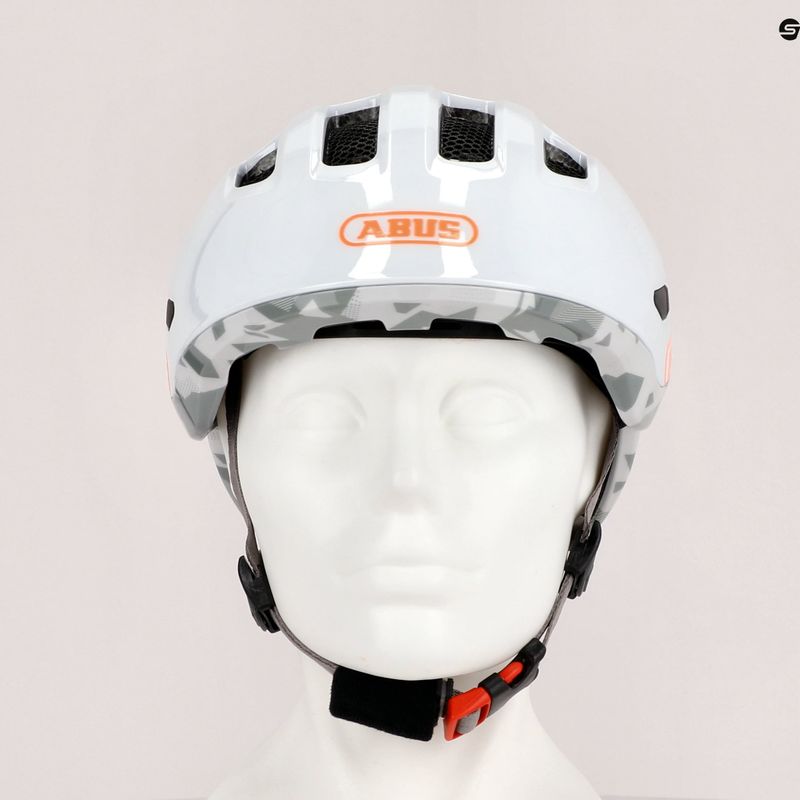 ABUS Smiley 3.0 ACE LED Kinderfahrradhelm weiß 67715 9
