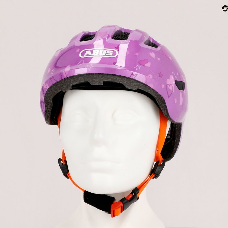 ABUS Kinderfahrradhelm Smiley 3.0 lila 67259 9