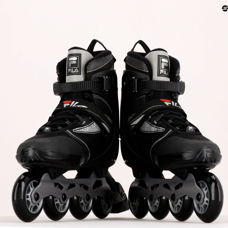 Rollerblades für Männer FILA Legacy Pro 80 black/silver/red 9