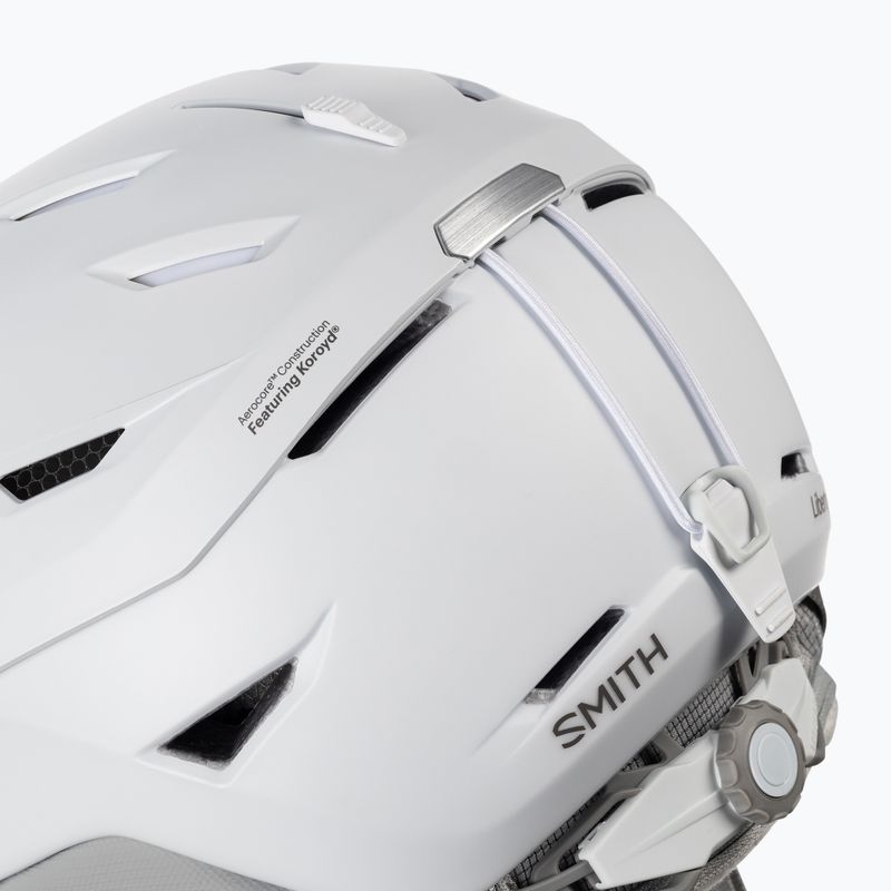 Skihelm Smith Liberty weiß E631 7