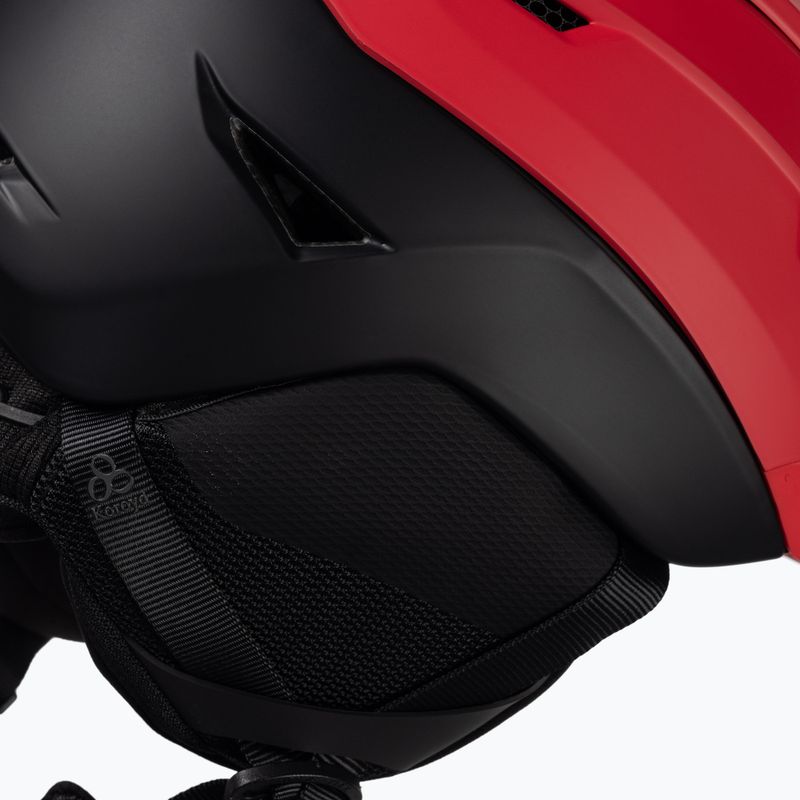 Skihelm Smith Level rot-schwarz E629 7