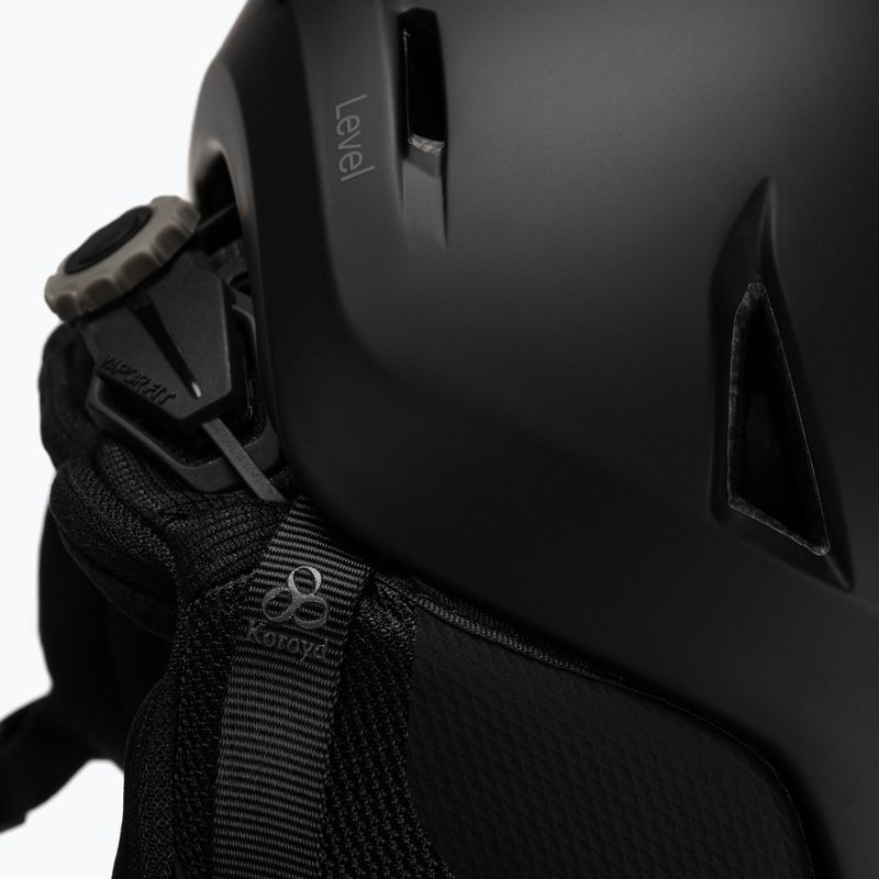 Skihelm Smith Level schwarz E629 8
