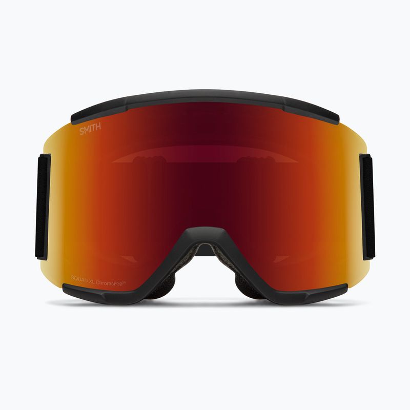 Skibrille Smith Squad XL black/chrp sun red mirror/chrp storm yellow flash 2