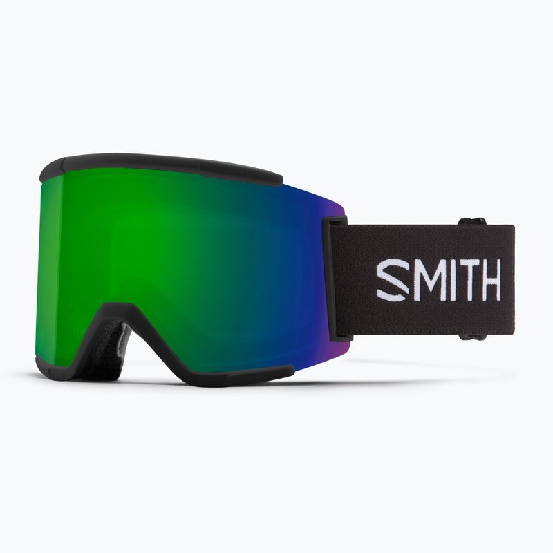 Skibrille Smith Squad XL black/chrp sun green mirror/chrp storm rose flash