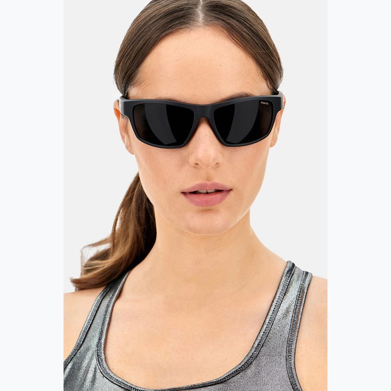 Polaroid PLD 7037/S mattschwarz/grau polarisierte Sonnenbrille 7