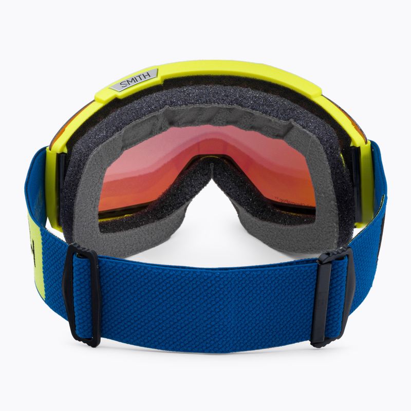 Skibrille Smith Squad neon yellow/chromapop everyday green mirror M668 4