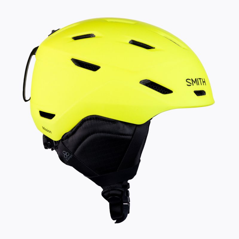 Smith Mission Skihelm gelb E0069609K5155 4