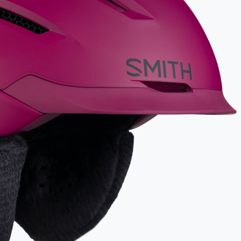 Damen Skihelm Smith Liberty Mips kastanienbraun E0063009C5155 6