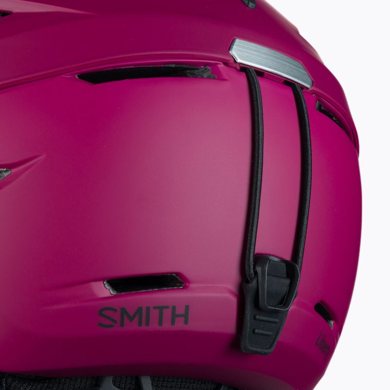 Damen Skihelm Smith Liberty Mips kastanienbraun E0063009C5155 7