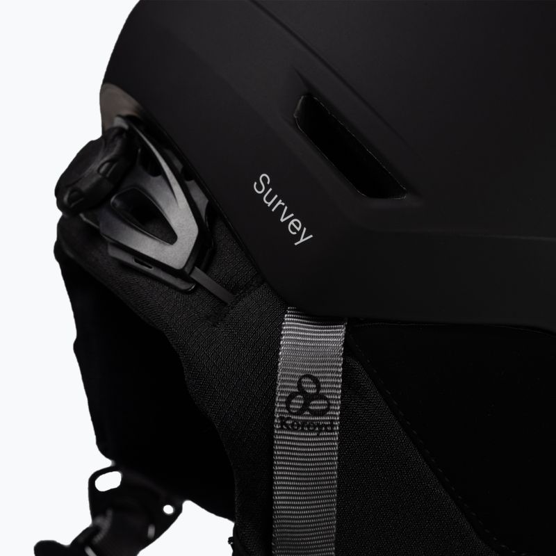 Skihelm Smith Survey S1-S2 schwarz E531 7