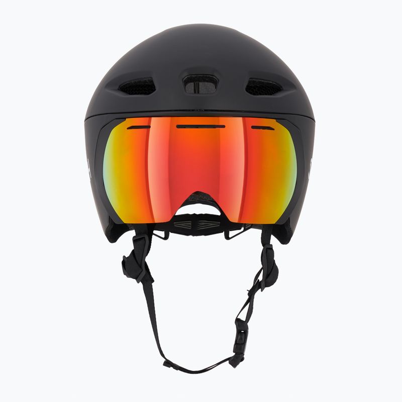 Smith Jetstream TT matt schwarz/chromapop rot Spiegel/klar Fahrradhelm 2