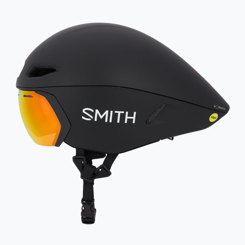 Smith Jetstream TT matt schwarz/chromapop rot Spiegel/klar Fahrradhelm 3