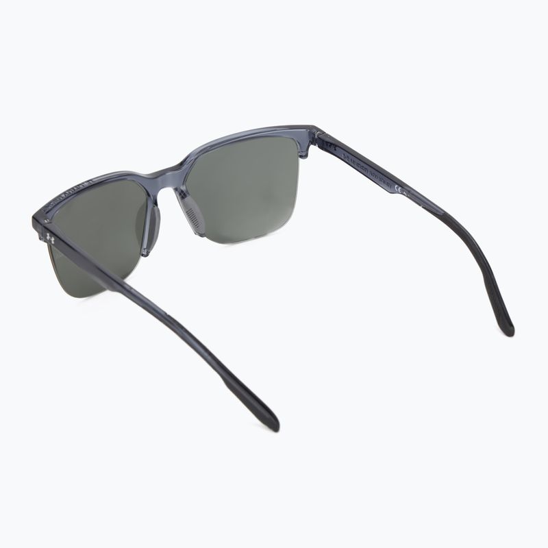 Under Armour Phenom grau/silberne Spiegel-Sonnenbrille für Männer 2