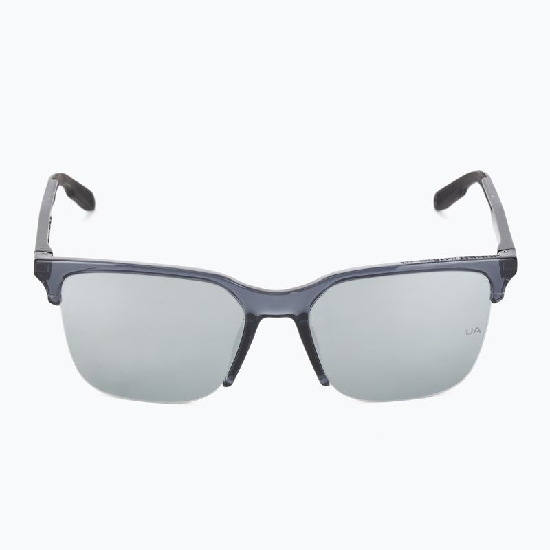 Under Armour Phenom grau/silberne Spiegel-Sonnenbrille für Männer 3