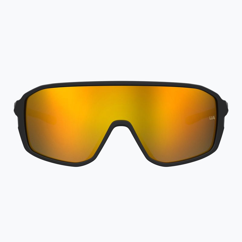 Herren Under Armour Gameday/G S3 mattschwarz/orange mehrschichtige oleophobe Sonnenbrille 3
