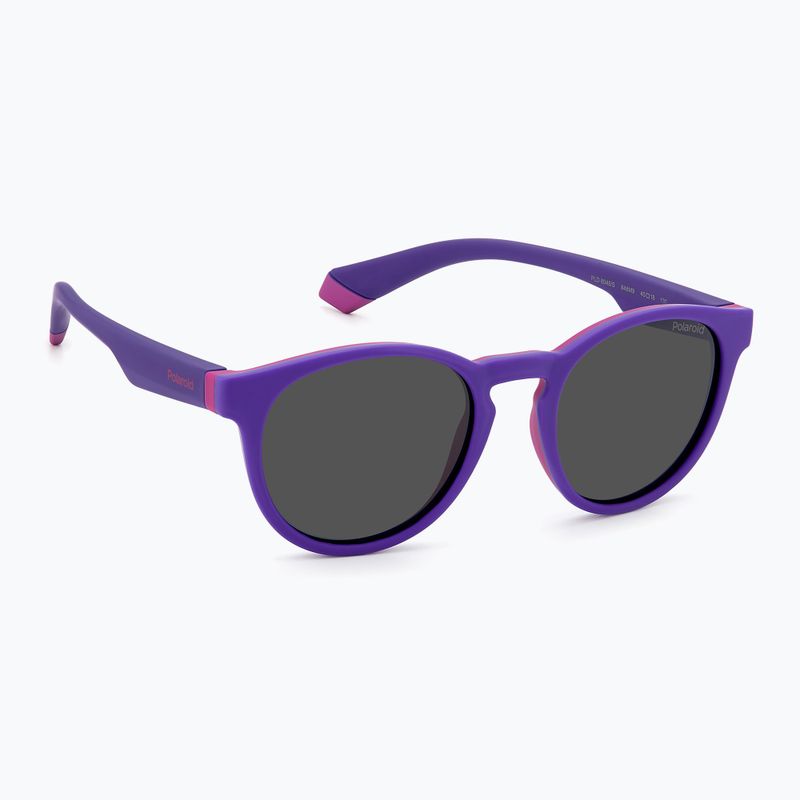 Polaroid PLD 8048/S lila-violett/grau polarisierte Kinder-Sonnenbrille