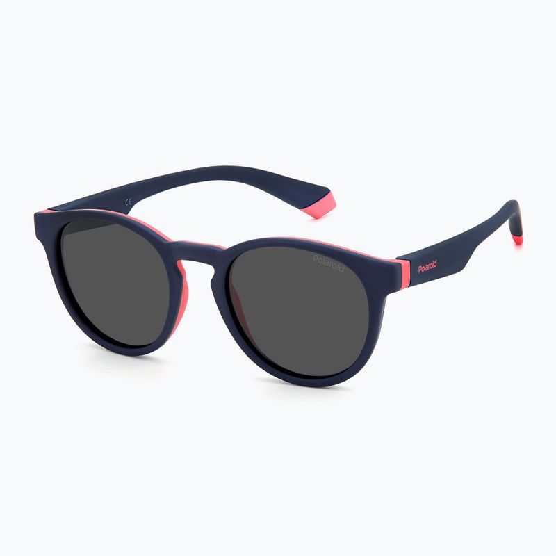 Polaroid PLD 8048/S blau rosa/grau polarisierte Kindersonnenbrille 2