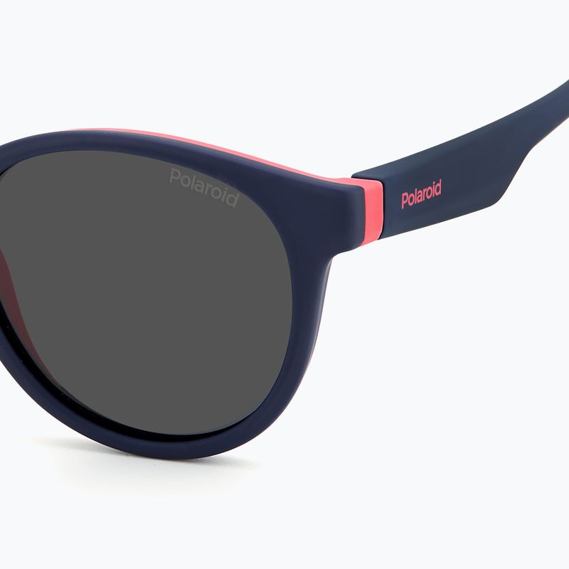 Polaroid PLD 8048/S blau rosa/grau polarisierte Kindersonnenbrille 5