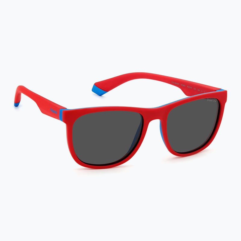 Polaroid PLD 8049/S rot blau/grau polarisierte Kindersonnenbrille