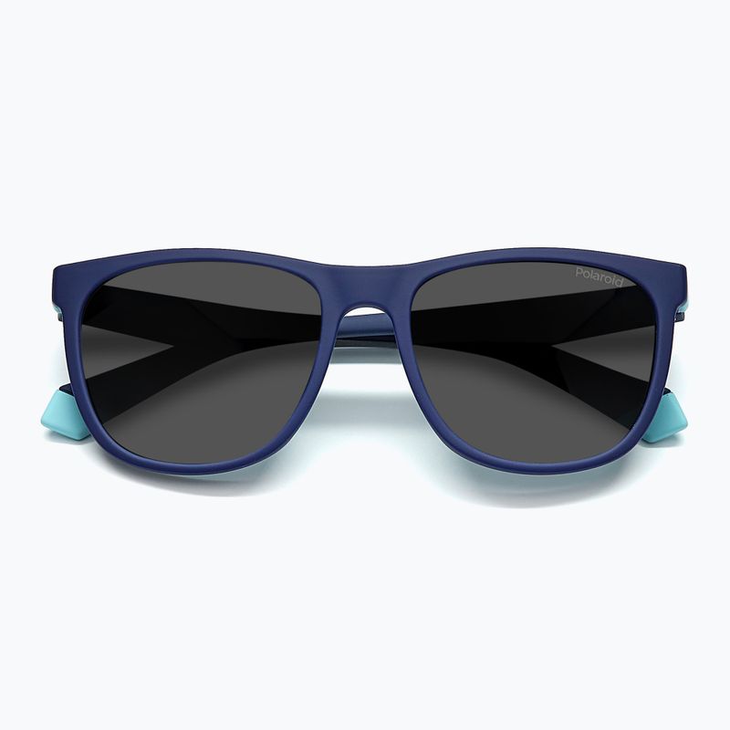 Polaroid PLD 8049/S blau azur/grau polarisierte Kinder-Sonnenbrille 4