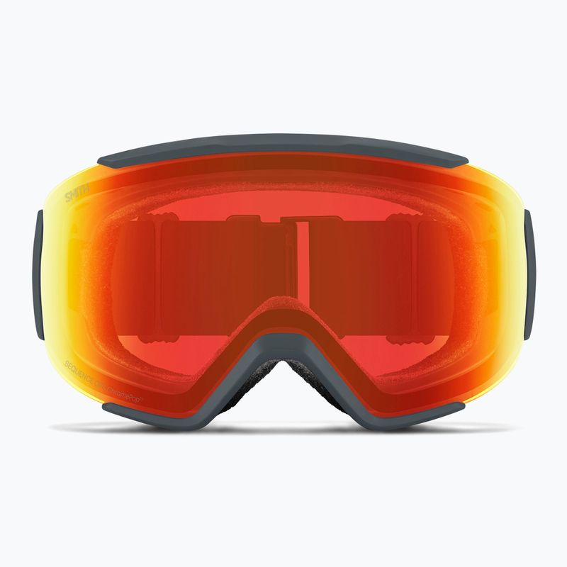 Skibrille Smith Sequence OTG S2 slate/chromapop everyday red mirror 2